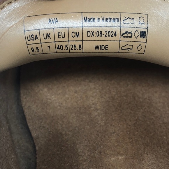 Vionic‎ AVA Wedge Heel Brown Suede Loafer 9.5 Wide NWOB - Picture 6 of 7